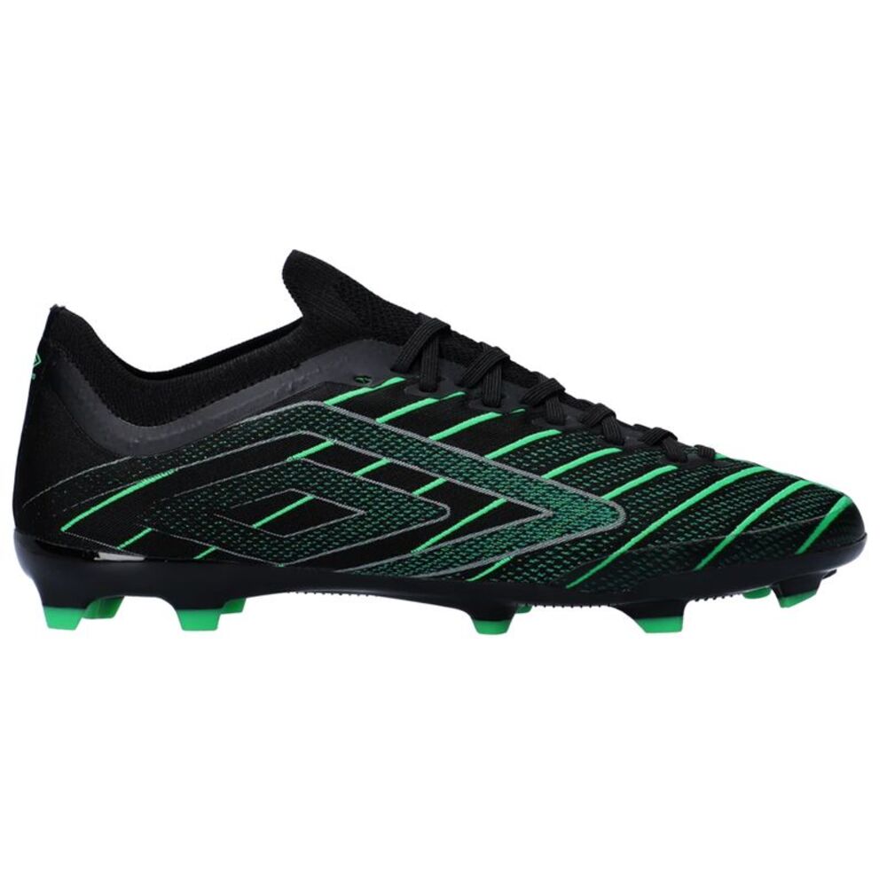 Umbro Mens Velocita Elixir Premier Firm Ground Football Boots / Black/Green